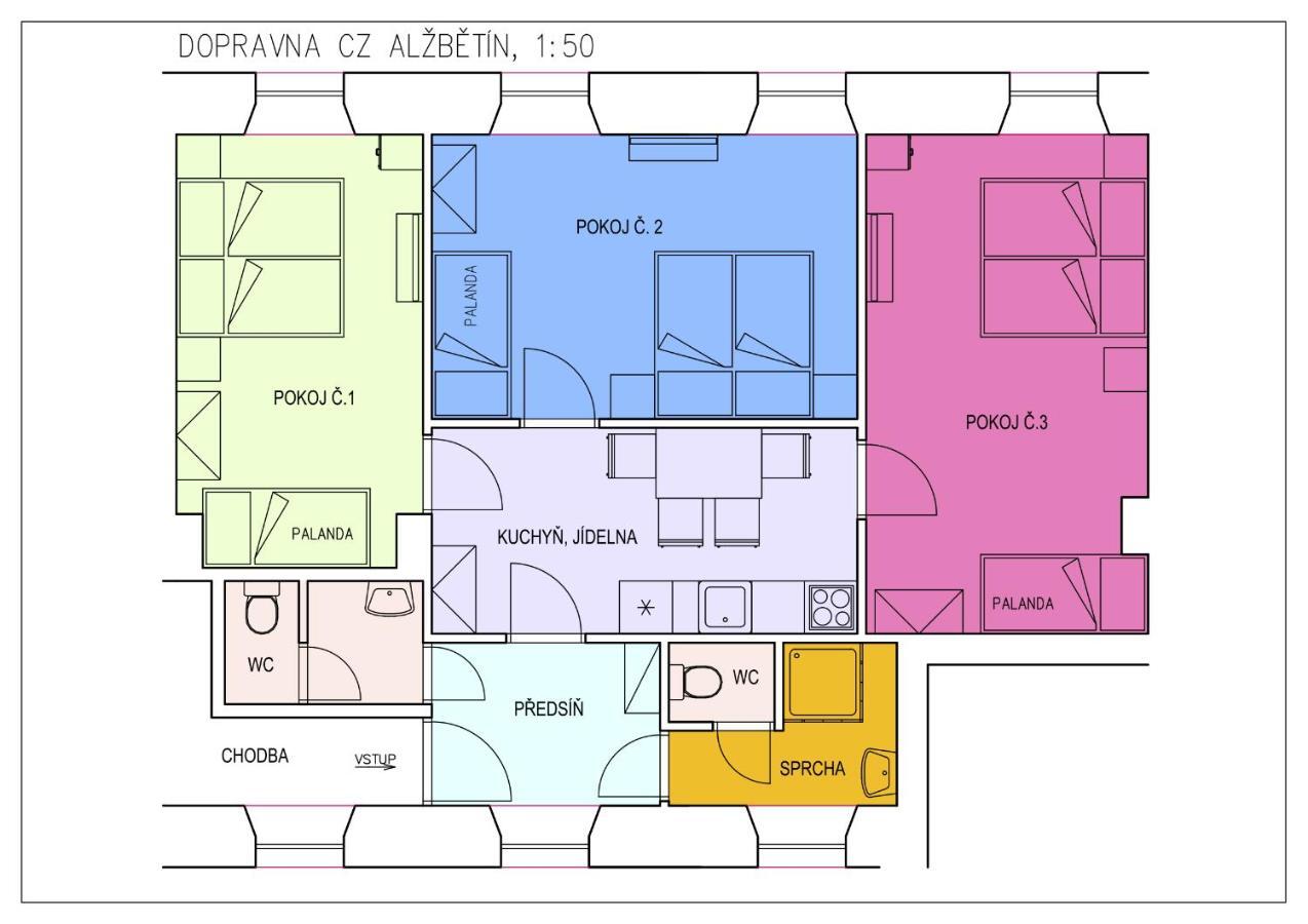 Aparthotel Dopravna Alžbětín Železná Ruda Exteriér fotografie